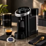 Caffè Borbone Bluemoon ESE Pod Coffee Machine Black 44 mm