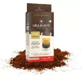 250g Lollo Ground Coffee Crema Classico Blend product photo