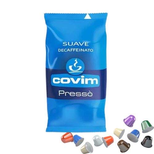1 piece Covim Pressó Suave Decaffeinato Nespresso compatible decaffeinated coffee capsule product photo