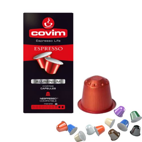 1 Covim Espresso aluminum capsule, compatible with Nespresso product photo