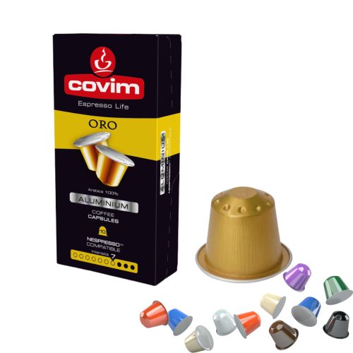 1 Covim Oro aluminum capsule, compatible with Nespresso product photo