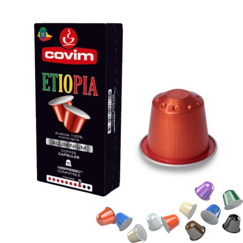 1 Aluminum Capsule Covim Ethiopia Compatible with Nespresso product photo