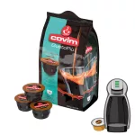 16 pieces Covim GustoPiú Orocrema Dolce Gusto compatible coffee capsule product photo