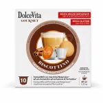 10 pieces of Dolce Vita Biscottino flavored capsules Nespresso compatible product photo