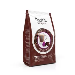 10 pieces of Dolce Vita Mokaccino flavored capsules Nespresso compatible product photo