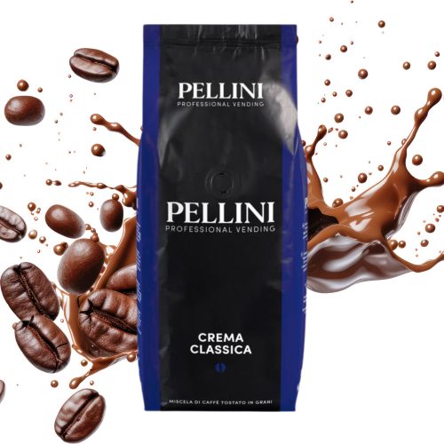1 kg Caffé Pellini Crema Classica whole coffee beans blend product photo