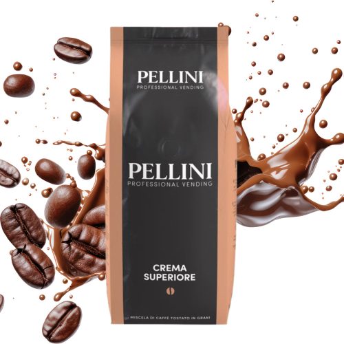 1 kg Caffé Pellini Crema Superiore whole coffee beans blend product photo