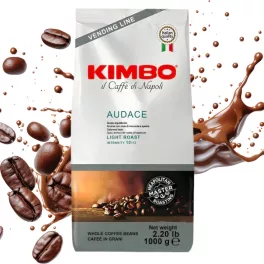 1 kg Kimbo Audace whole bean coffee blend product photo