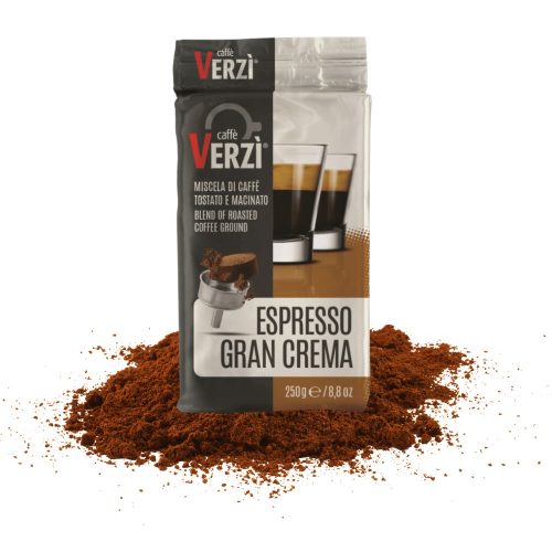 250g Verzi Miscela Gran Crema Ground Coffee product photo