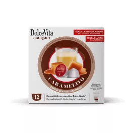 16 pieces of Dolce Vita Caramelito capsules Dolce Gusto compatible product photo
