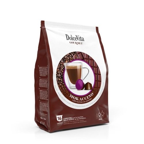 16 pieces of Dolce Vita Mokaccino capsules Dolce Gusto compatible product photo