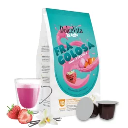 10 pieces of Dolce Vita Fragolosa capsules Nespresso compatible product photo