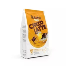 10 pieces of Dolce Vita Cioccolatte capsules Nespresso compatible product photo