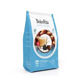 10 pieces of Dolce Vita Light Nocciolino capsules Nespresso compatible product photo