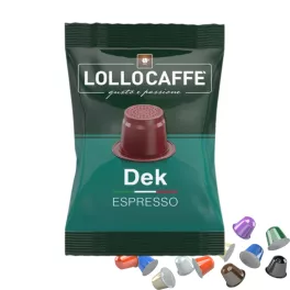 1 LolloCaffé Dek Nespresso compatible coffee capsule product photo