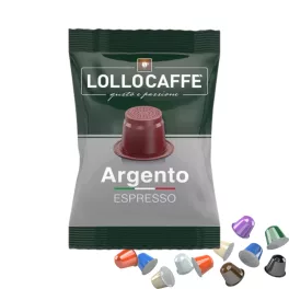 1 LolloCaffé Argento Nespresso compatible coffee capsule product photo