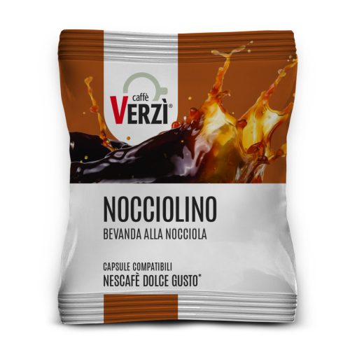 30 pieces of NOCCIOLINO Caffè VERZI’ capsules Dolce Gusto compatible product photo