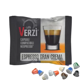 1 piece Caffè Verzì ESPRESSO GRAN CREMA Nespresso compatible coffee capsule product photo