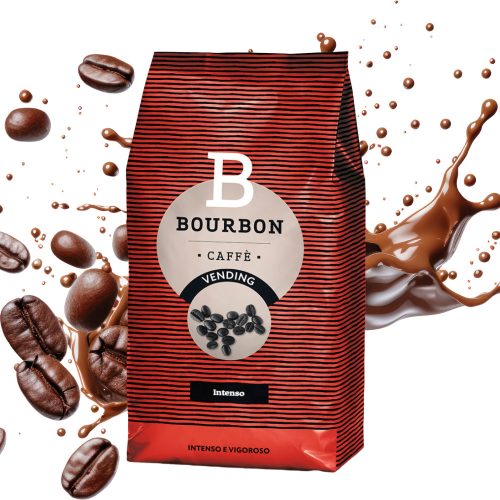 1 kg Lavazza Bourbon Caffé Intenso whole coffee beans blend product photo