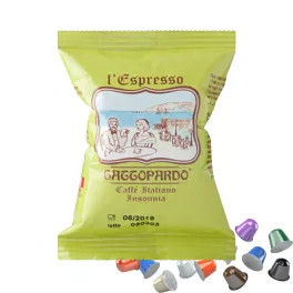 1 piece l’Espresso Gattopardo Caffè Italiano Insonnia Nespresso compatible coffee capsule product photo