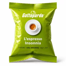 1 piece l’Espresso Gattopardo Caffè Italiano Insonnia Nespresso compatible coffee capsule product photo