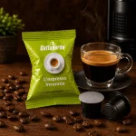 1 piece l’Espresso Gattopardo Caffè Italiano Insonnia Nespresso compatible coffee capsule product photo