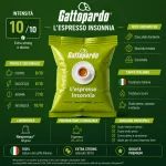 1 piece l’Espresso Gattopardo Caffè Italiano Insonnia Nespresso compatible coffee capsule product photo