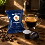 1 piece l’Espresso Gattopardo Caffè Italiano Blu Nespresso compatible coffee capsule product photo