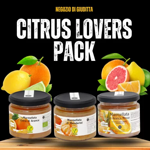 Citrus Lovers Pack Italian jams orange blood orange mandarin