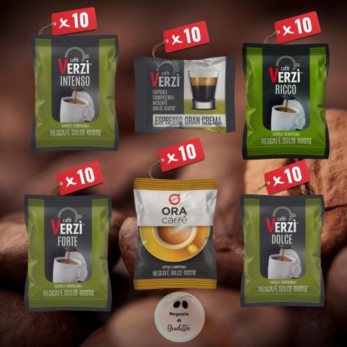 CAFFÈ VERZÌ DOLCE GUSTO Compatible Coffee Capsule Tasting Package product photo