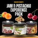 Marmelade und Pistazien Genuss-Paket mit italienischen Marmeladen und Pistaziencreme