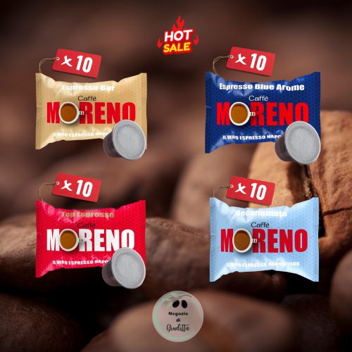 CAFFÈ MORENO NESPRESSO COMPATIBLE COFFEE CAPSULE TASTING PACK product photo