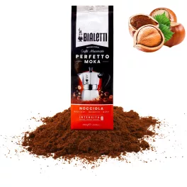 Bialetti Perfetto Moka Ground Coffee 250g, Hazelnut product photo