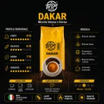DAKAR Gattopardo To.Da 1 kg coffee beans – strong and intense Italian blend