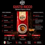 GUSTO RICCO Gattopardo To.Da 1 kg coffee beans – rich and intense Italian blend