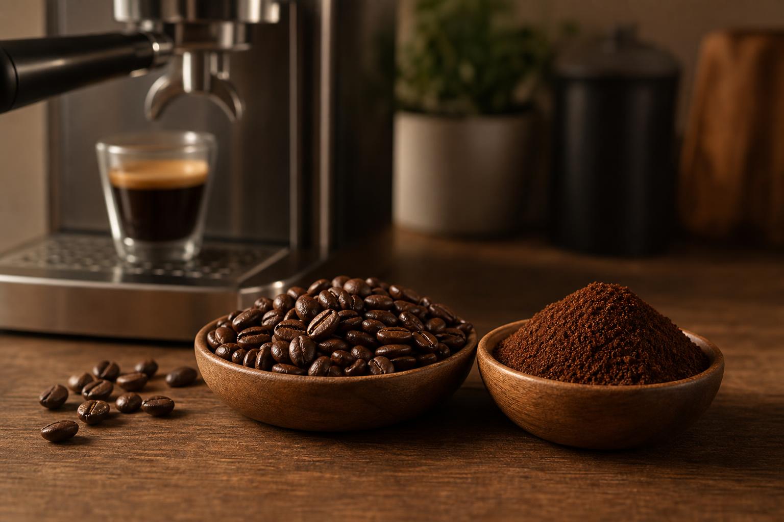 Whole Bean or Ground Italian Coffee for Espresso?